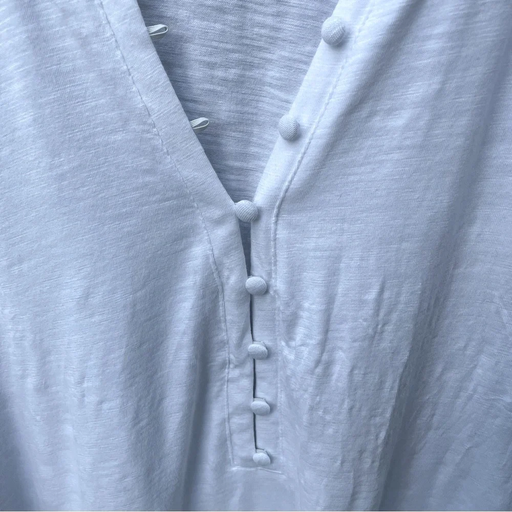 Torrid Vintage Slub Raglan Henley With Flutter Sleeves - Picture 10 of 15